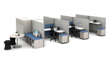 Workstations 6 Units with Storage